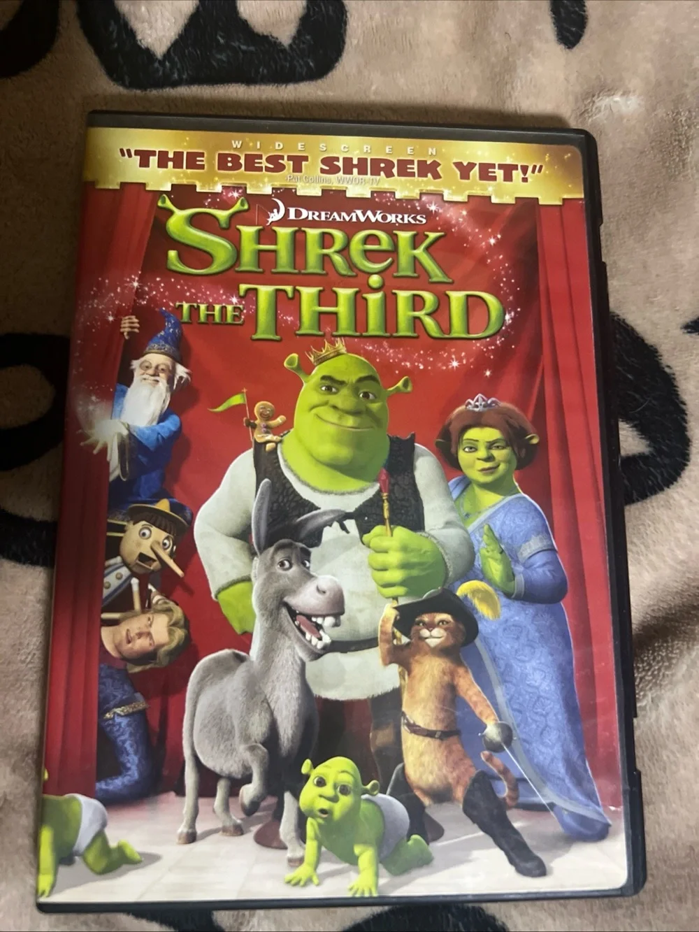 DreamWorks Shrek Back Cover – Green, Purple & Red Artwork